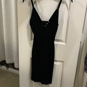 Black maxi dress